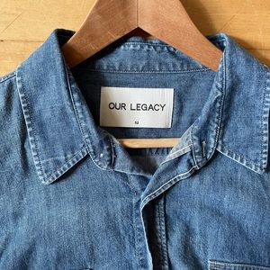 Our Legacy oversized denim shirt